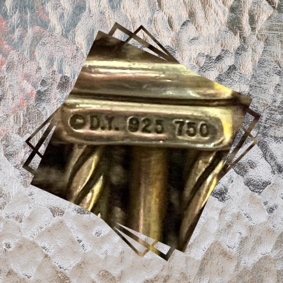 David Yurman | Two Tone Crossover Bracelet - Picture 6 of 6